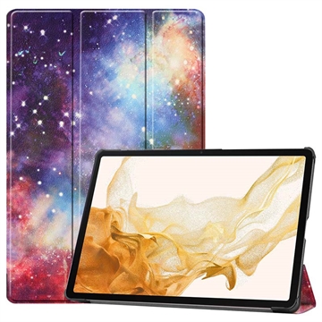 Bolsa Fólio Inteligente Tri-Fold para Samsung Galaxy Tab S10+ - Galáxia