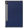 Bolsa Fólio Inteligente Tri-Fold para Samsung Galaxy Tab S7 FE - Azul