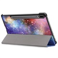 Bolsa Fólio Inteligente Tri-Fold para Samsung Galaxy Tab S7 FE - Galáxia