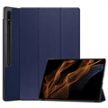 Bolsa Fólio Inteligente Tri-Fold para Samsung Galaxy Tab S9 Ultra - Azul