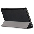 Folio Case Inteligente Tri-Fold para Lenovo Tab M10 - Preta