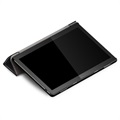 Folio Case Inteligente Tri-Fold para Lenovo Tab M10 - Preta
