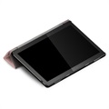 Folio Case Inteligente Tri-Fold para Lenovo Tab M10 - Cor-de-Rosa Dourado