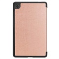Bolsa Fólio Inteligente Tri-Fold para Lenovo Tab M7 (3rd Gen) - Cor-de-Rosa Dourado