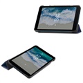 Bolsa Fólio Inteligente Tri-Fold para Nokia T10 - Azul