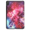 Bolsa Fólio Inteligente Tri-Fold para Nokia T20 - Galáxia