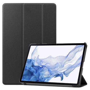 Bolsa Fólio Inteligente Tri-Fold para Samsung Galaxy Tab S8 - Preto