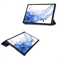 Bolsa Fólio Inteligente Tri-Fold para Samsung Galaxy Tab S8 - Azul Escuro