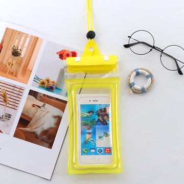 Capa impermeável Triple Seal Universal para Smartphone - 7.2" - Amarelo
