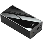 Power Bank Rápido USB Triplo 50000mAh - PD 18W - Preto