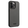Capa Híbrida Tumi Aluminium Carbon para iPhone 14 Pro Max - Preto