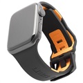 Bracelete de Silicone UAG Civilian para Apple Watch Series SE/6/5/4/3/2/1 - 42mm, 44mm - Preto / Laranja