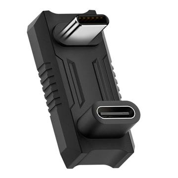 UC-068-OU Adaptador de vídeo de dados de alimentação macho para fêmea USB-C Adaptador oposto em forma de U com ângulo traseiro (espaço de distância de 13,5 mm)