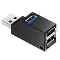Hub Divisor USB 3.0 1x3 - 1x USB 3.0, 2x USB 2.0 - Preto