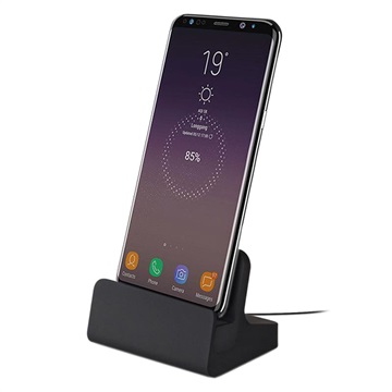 Carregador de Mesa USB 3.1 Tipo C - Preto