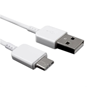 Cabo de carregamento USB para USB-C para iPhone 15 Pro/15 Pro Max/16 Pro/16 Pro Max - 1m - Branco