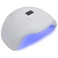 Secador de Unhas UV com 15 Luzes LED - 36W - Branco