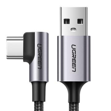 Cabo angular USB-A para USB-C da Ugreen - 2 m, 3 A - Cinzento