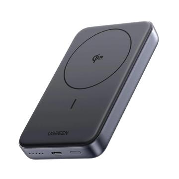 Ugreen PB761 10000mAh Qi2 Power Bank - 30W USB-C PD e 15W MagSafe - Cinzento
