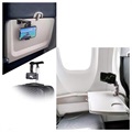 Suporte de Telefone Ajustável Universal para Viagens de Avião - 5.5-9.5 cm - Preto