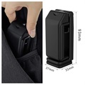 Suporte de Telefone Ajustável Universal para Viagens de Avião - 5.5-9.5 cm - Preto