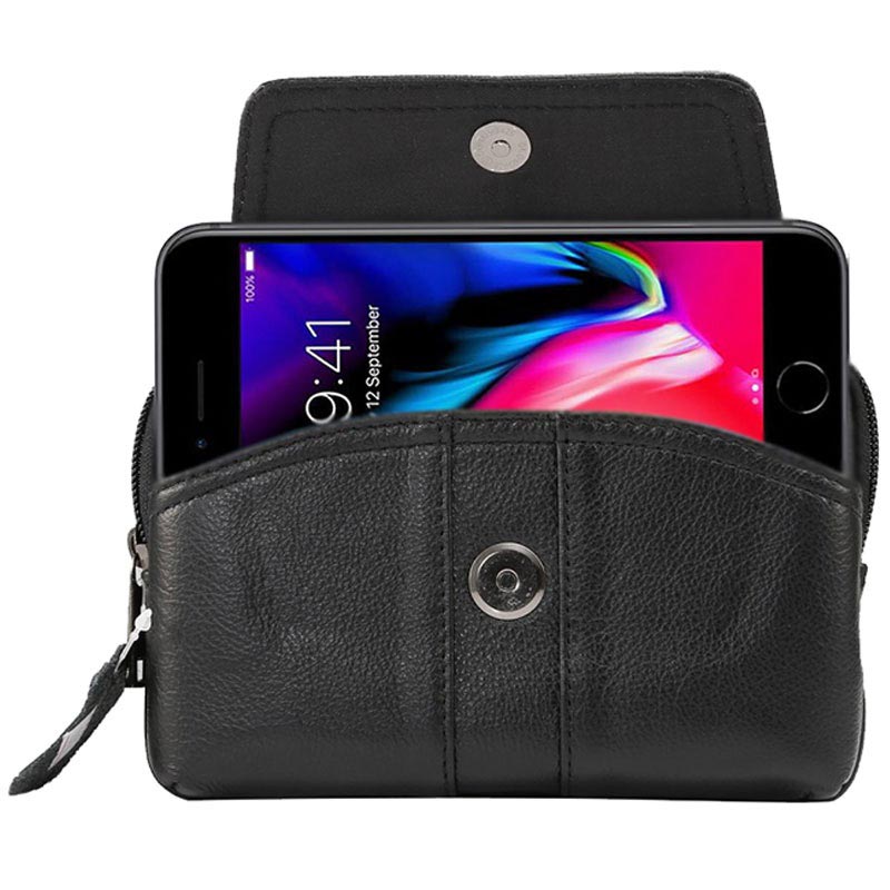 leather smartphone bolsa