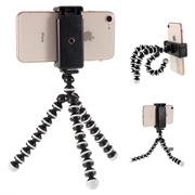 Suporte de Tripé Flexível Universal para Smartphones - 60-85 mm - Preto