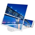 Ampliador Universal de Ecrã Smartphone Dobrável - 14" - Branco