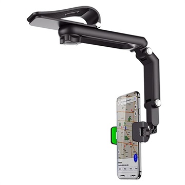 Suporte de Carro Multifuncional Universal para Pala Solar JY-055 - 60-85mm - Verde