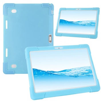 Capa de Silicone Universal à Prova de Choques para Tablets - 10" - Azul Bebé