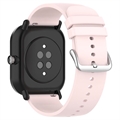 Bracelete em Silicone Universal para Smartwatch - 22mm - Cor-de-Rosa Claro