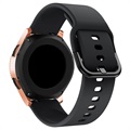 Bracelete em Silicone Universal para Smartwatch - 20mm - Preto