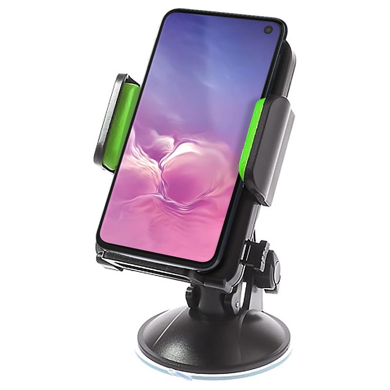 Suporte de Carro Universal para Telemóvel / Tablet Verde / Preto