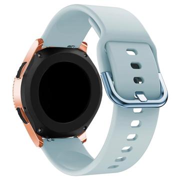 Bracelete em Silicone Universal para Smartwatch - 20mm - Azul bebé