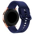 Bracelete em Silicone Universal para Smartwatch - 20mm - Azul marinho