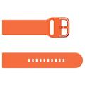 Bracelete em Silicone Universal para Smartwatch - 20mm - Cor-de-laranja