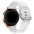 Bracelete em Silicone Universal para Smartwatch - 20mm - Branco