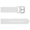 Bracelete em Silicone Universal para Smartwatch - 20mm - Branco
