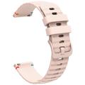 Bracelete em Silicone Universal para Smartwatch - 18mm - Cor-de-Rosa Claro