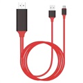 Universal Type-C to HDMI Adapter - 2m - Red
