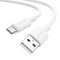 Cabo USB-A para Tipo C Usams U90 SJ761 de 1m - 3A/18W - Branco
