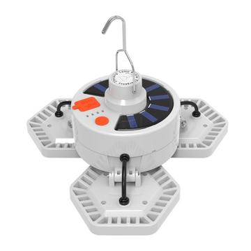 V126 Lanterna de campismo solar com banco de potência e controlo remoto