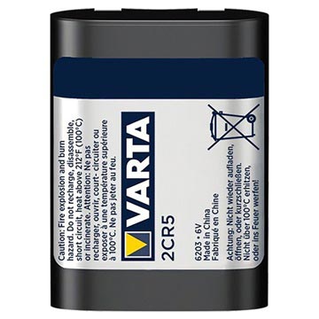Bateria de lítio Varta 6203 2CR5 Professional