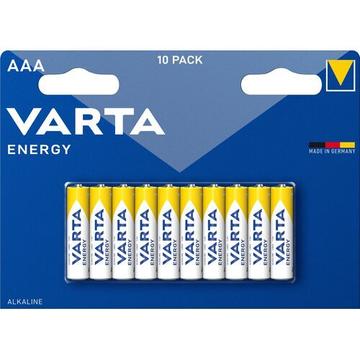 Pilha Varta Energy LR03/AAA - 10 unidades