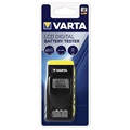 Varta LCD Digital Battery Tester - AAA, AA, C, D, 9V, N, Button Cells