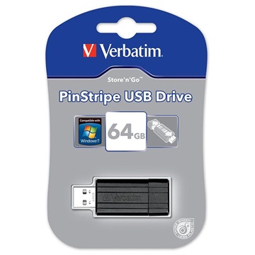 Pen USB Verbatim PinStripe - 64GB