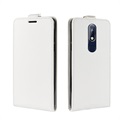 Bolsa Flip Vertical para Nokia 7.1 - Branco