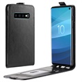 Capa Flip Vertical para Samsung Galaxy S10 - Preto