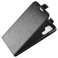Flip Case Vertical com Porta-Cartões para Huawei P30 Pro - Preto