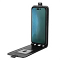 Bolsa Vertical com Ranhura de Cartão para iPhone 14 Pro Max - Preto